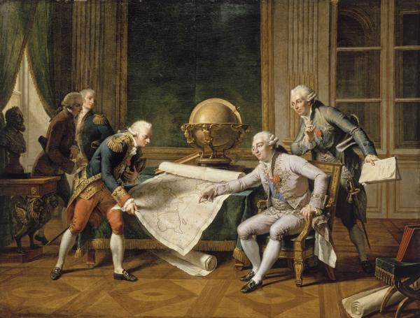 Louis XVI donnant ses instructions à La Pérouse, 26 juin 1785