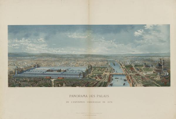 Panorama des Palais de l'Exposition Universelle de 1878