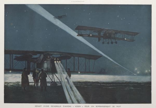 Retour d'un vol de nuit, 1918