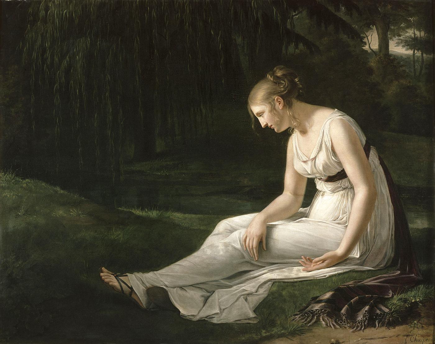 La mélancolie. Constance-Marie CHARPENTIER (1767 - 1849)
