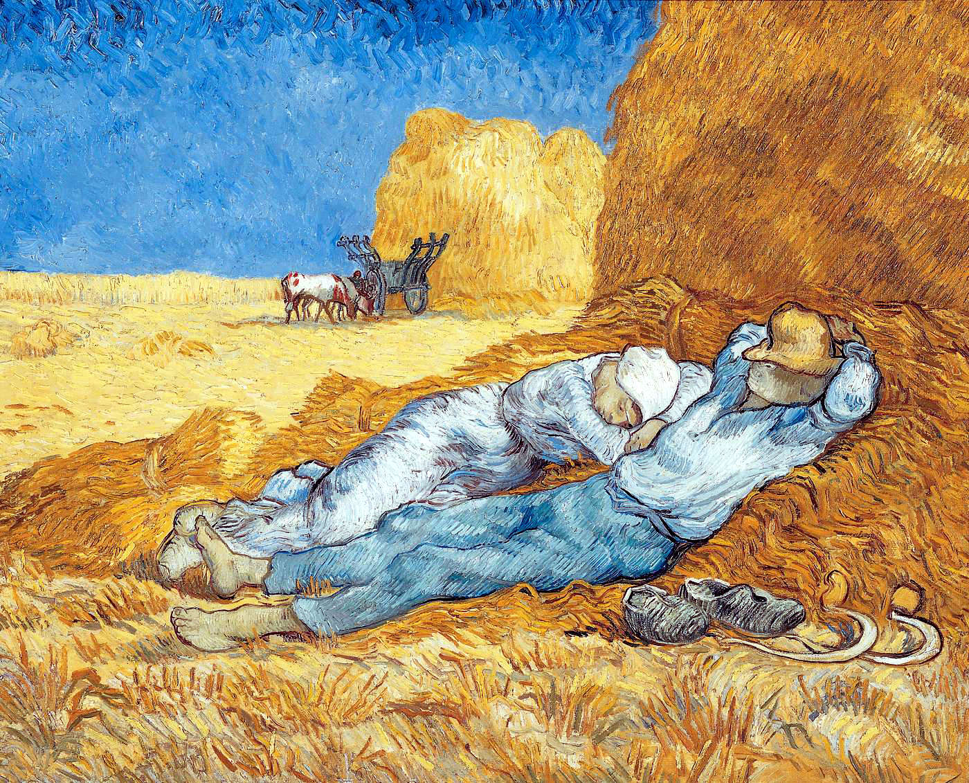 La méridienne ou La sieste. Vincent VAN GOGH (1853 - 1890) 1889 Musée d'Orsay La méridienne ou La sieste. Vincent VAN GOGH (1853 - 1890) 1889 Musée d'Orsay