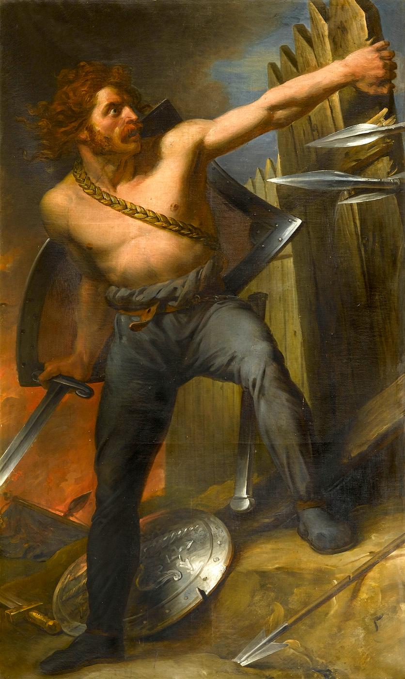  Le courage guerrier ou le courage Gaulois. François GERARD, Baron (1770 - 1837)